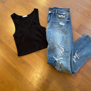 Size 9/29 Judy Blue Boyfriend  Fit Jeans